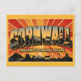 Cornwall Engeland Kustontsnapping Briefkaart