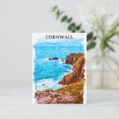 Cornwall Engeland Verenigd Koninkrijk Kustlandscha Briefkaart (Staand voorkant)