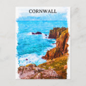 Cornwall Engeland Verenigd Koninkrijk Kustlandscha Briefkaart (Voorkant)