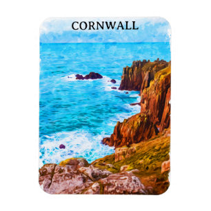 Cornwall Engeland Verenigd Koninkrijk Kustlandscha Magneet