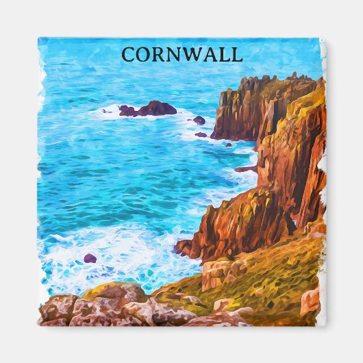 Cornwall Engeland Verenigd Koninkrijk Kustlandscha Magneet (Voorkant)