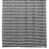 Cornwall flag stripes black white line pattern sym douchegordijn (Voorkant)