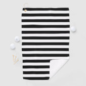 Cornwall flag stripes black white line pattern sym golfhanddoek (Insitu)