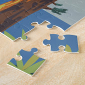 Cornwall ga met de trein legpuzzel (Zijkant)