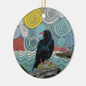 Cornwall-hoest Keramisch Ornament (Links)