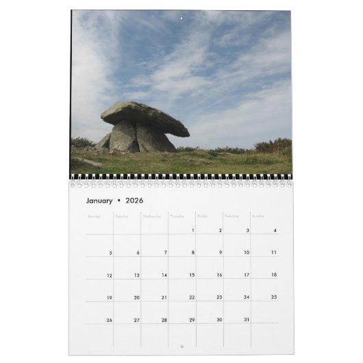 Cornwall kalender 2023 (Jan 2026)