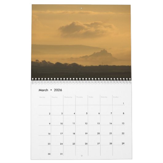 Cornwall kalender 2023 (Mar 2026)