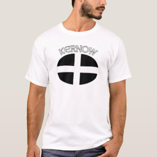 Cornwall Kernow-vlag voor Cornish Folk T-shirt