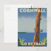Cornwall met trein briefkaart (Voorkant / Achterkant)