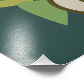 Cornwall met trein foto afdruk (Hoek)