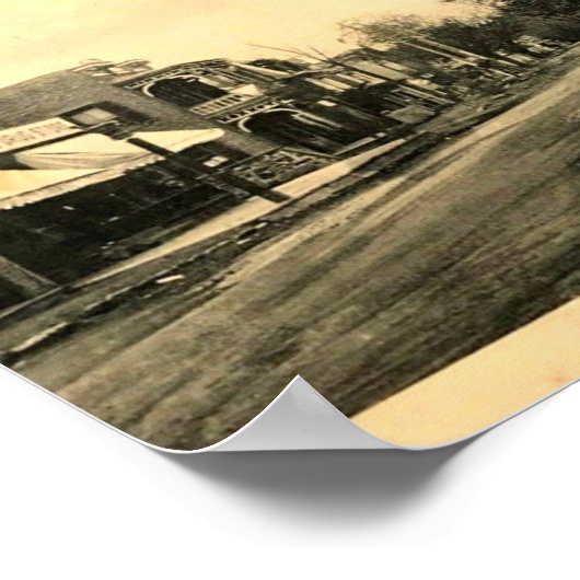 Cornwall, New York, Main St, 1909, Poster (Hoek)