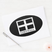 Cornwall Ovale Sticker (Envelop)