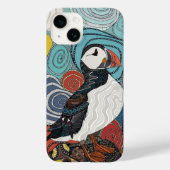 Cornwall puffin Case-Mate iPhone case (Achterkant)