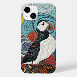Cornwall puffin Case-Mate iPhone 14 hoesje