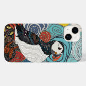 Cornwall puffin Case-Mate iPhone case (Achterkant (horizontaal))