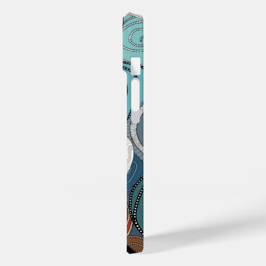 Cornwall puffin Case-Mate iPhone case (Achterkant / Links)