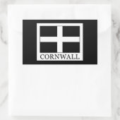 Cornwall Rechthoekige Sticker (Tas)