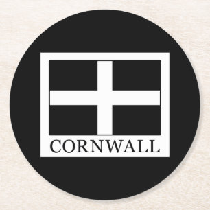 Cornwall Ronde Kartonnen Onderzetter