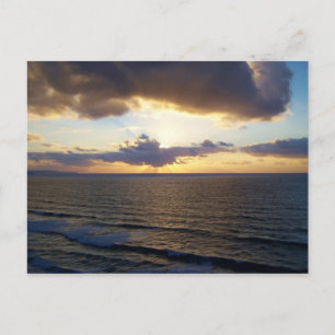 Cornwall Sunset nabar Saint Agnes Poldark Country Briefkaart