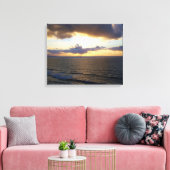 Cornwall Sunset nabar Saint Agnes Poldark Country Canvas Afdruk (Insitu (Woonkamer))