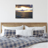 Cornwall Sunset nabar Saint Agnes Poldark Country Canvas Afdruk (Insitu (Slaapkamer))