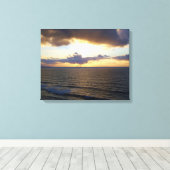 Cornwall Sunset nabar Saint Agnes Poldark Country Canvas Afdruk (Insitu (Houten vloer))