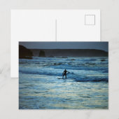 Cornwall surfen briefkaart (Voorkant / Achterkant)