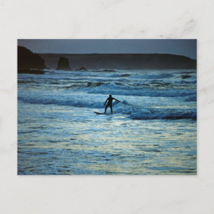 Cornwall surfen briefkaart