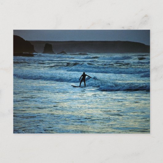 Cornwall surfen briefkaart (Voorkant)