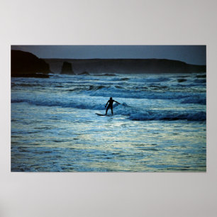 Cornwall surfen poster