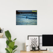 Cornwall surfen poster (Thuiskantoor)