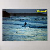 Cornwall surfen poster (Voorkant)