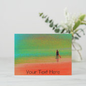  Cornwall surfer-kaart (Staand voorkant)