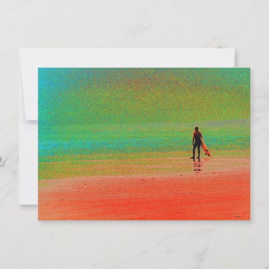 Cornwall surfer-kaart (Voorkant)