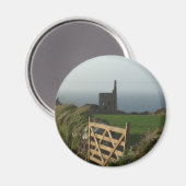 Cornwall tin mijn magneet (Voorkant / Achterkant)