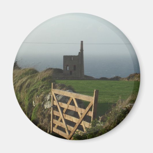 Cornwall tin mijn magneet (Voorkant)