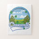 Cornwall Travel logo Legpuzzel (Verticaal)