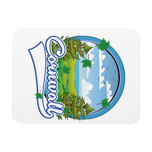 Cornwall Travel logo Magneet (Horizontaal)