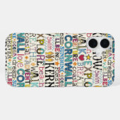 Cornwall typografie iPhone hoesje (Achterkant horizontaal)