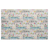 Cornwall typografie stof (Fat Quarter)