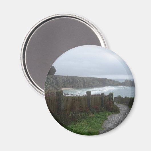 Cornwall-uitzicht Magneet (Voorkant / Achterkant)
