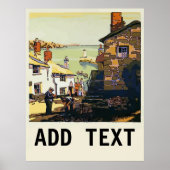Cornwall, UK add text Poster (Voorkant)