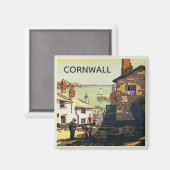 Cornwall, Verenigd Koninkrijk Magneet (Voorkant / Achterkant)