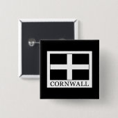 Cornwall Vierkante Button 5,1 Cm (Voorkant /achterkant)