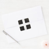 Cornwall Vierkante Sticker (Envelop)