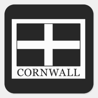 Cornwall Vierkante Sticker