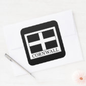 Cornwall Vierkante Sticker (Envelop)