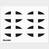 Cornwall vlag..jpg ovale sticker (Vel)