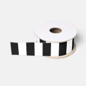 Cornwall vlag strepen zwart wit lijn patroon sym grosgrain lint (Spoel)