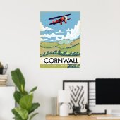 Cornwall voor een vakantie poster (Thuiskantoor)